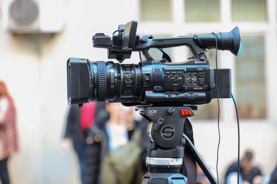 Professional video camera equipment